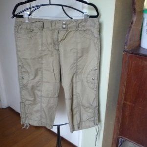 ANN TAYLOR LOFF MARISA OUTDOOR PANT SZ 12 NW CAPRI